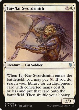 Taj-Nar Swordsmith [Commander 2017] | Exor Games Summserside