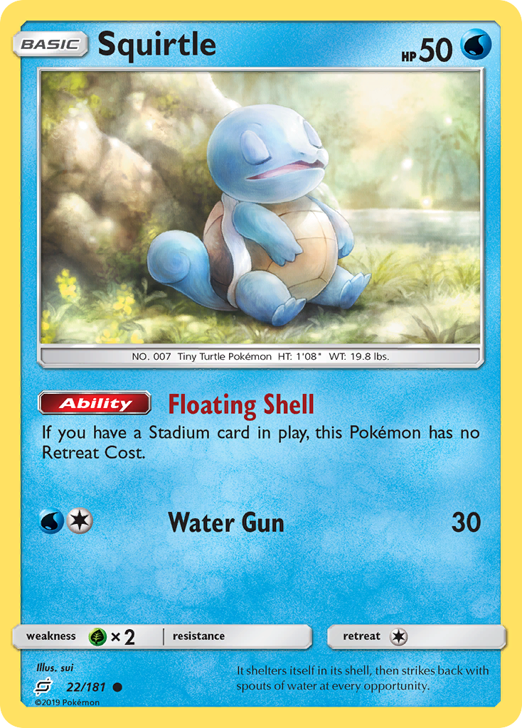 Squirtle (22/181) [Sun & Moon: Team Up] | Exor Games Summserside