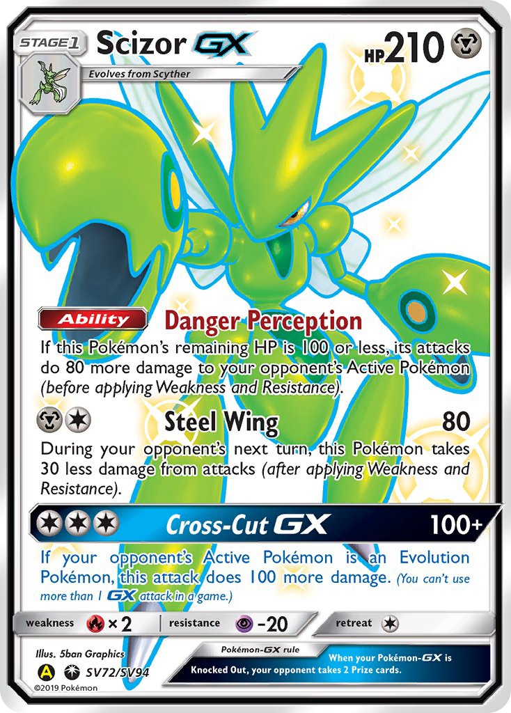 Scizor GX (SV72/SV94) [Sun & Moon: Hidden Fates - Shiny Vault] | Exor Games Summserside