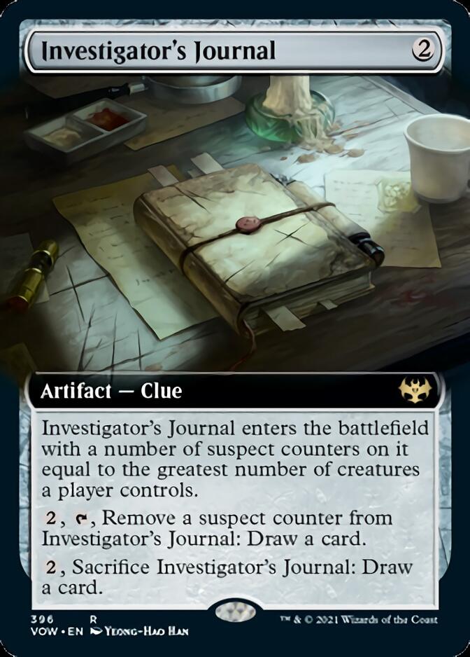 Investigator's Journal (Extended) [Innistrad: Crimson Vow] | Exor Games Summserside