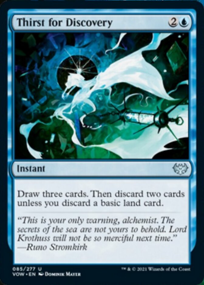 Thirst for Discovery [Innistrad: Crimson Vow] | Exor Games Summserside