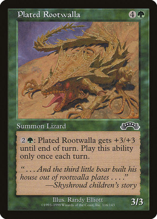 Plated Rootwalla [Exodus] | Exor Games Summserside
