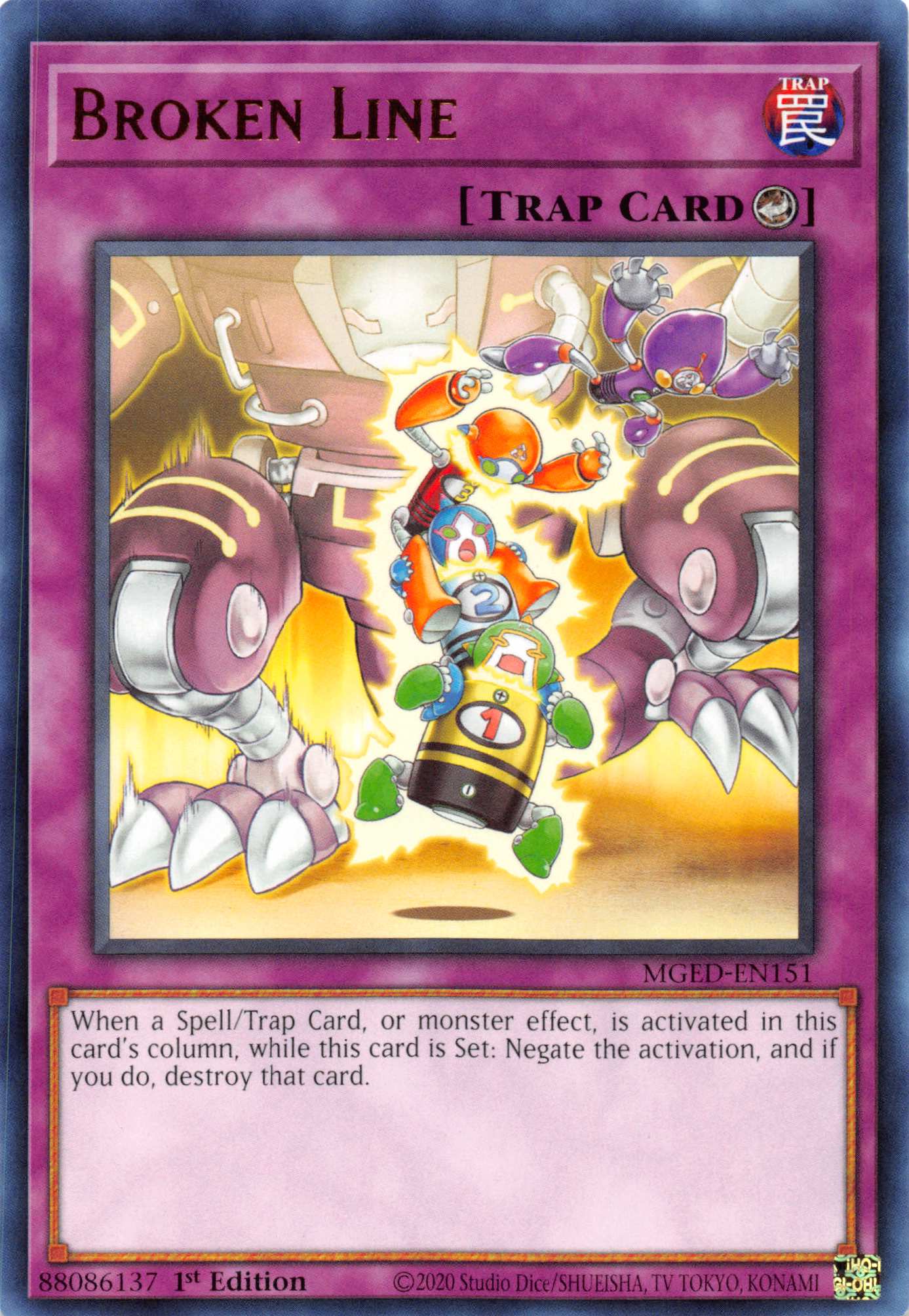 Broken Line [MGED-EN151] Rare | Exor Games Summserside