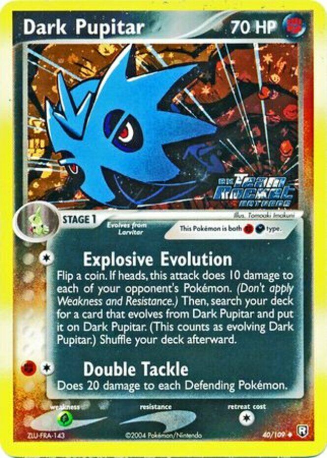 Dark Pupitar (40/109) (Stamped) [EX: Team Rocket Returns] | Exor Games Summserside