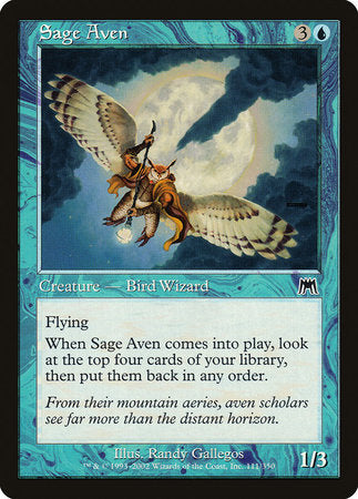 Sage Aven [Onslaught] | Exor Games Summserside