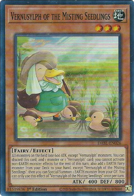 Vernusylph of the Misting Seedlings [DABL-EN026] Super Rare | Exor Games Summserside