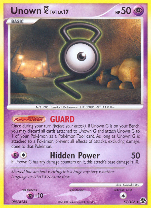 Unown G (57/106) [Diamond & Pearl: Great Encounters] | Exor Games Summserside