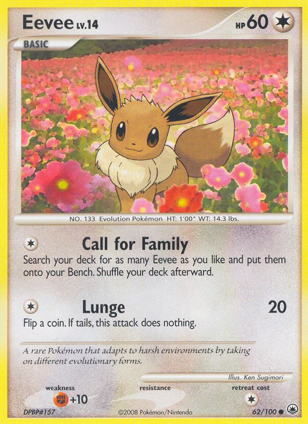 Eevee (62/100) [Diamond & Pearl: Majestic Dawn] | Exor Games Summserside