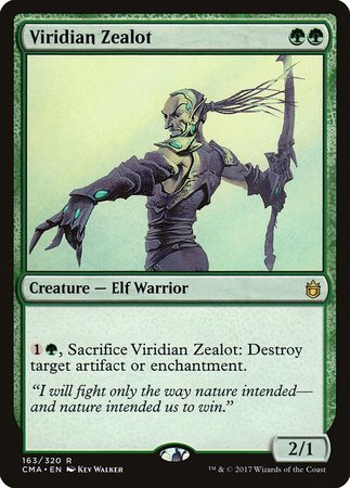 Viridian Zealot [Commander Anthology] | Exor Games Summserside