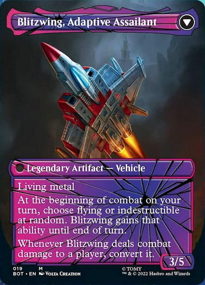 Blitzwing, Cruel Tormentor // Blitzwing, Adaptive Assailant (Shattered Glass) [Universes Beyond: Transformers] | Exor Games Summserside