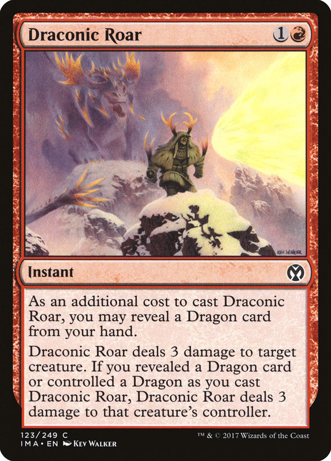Draconic Roar [Iconic Masters] | Exor Games Summserside