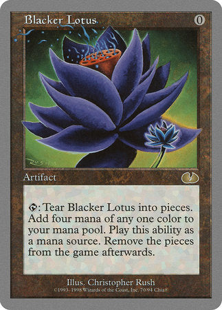 Blacker Lotus [Unglued] | Exor Games Summserside