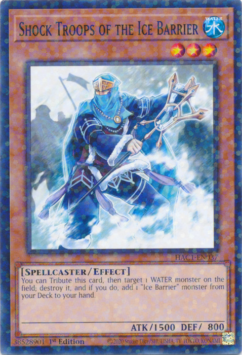 Shock Troops of the Ice Barrier (Duel Terminal) [HAC1-EN037] Common | Exor Games Summserside