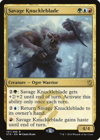 Savage Knuckleblade [Khans of Tarkir] | Exor Games Summserside