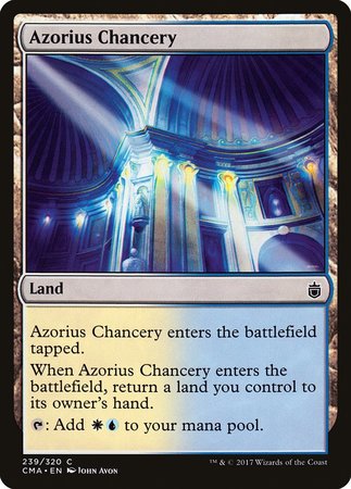 Azorius Chancery [Commander Anthology] | Exor Games Summserside