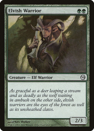 Elvish Warrior [Duels of the Planeswalkers] | Exor Games Summserside