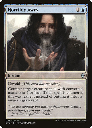 Horribly Awry [Battle for Zendikar] | Exor Games Summserside