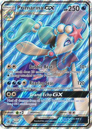 Primarina GX (SM39) (Jumbo Card) [Sun & Moon: Black Star Promos] | Exor Games Summserside