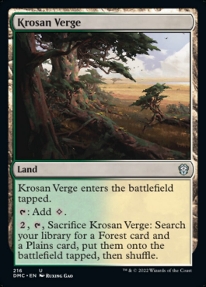 Krosan Verge [Dominaria United Commander] | Exor Games Summserside