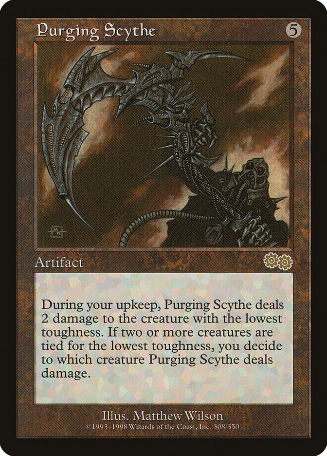 Purging Scythe [Urza's Saga] | Exor Games Summserside