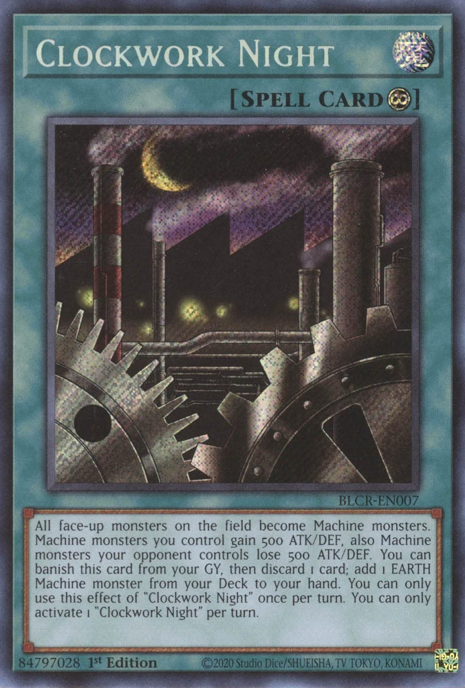 Clockwork Night [BLCR-EN007] Secret Rare | Exor Games Summserside