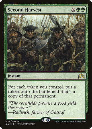 Second Harvest [Shadows over Innistrad] | Exor Games Summserside
