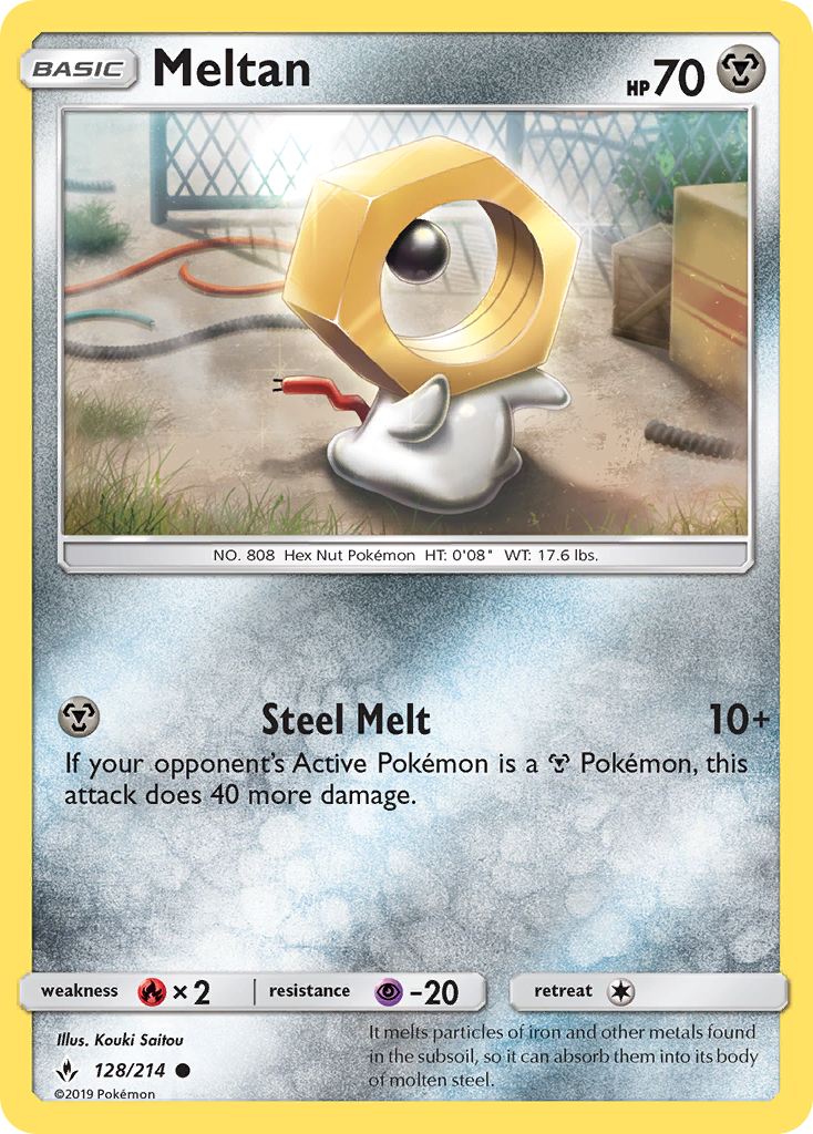 Meltan (128/214) [Sun & Moon: Unbroken Bonds] | Exor Games Summserside