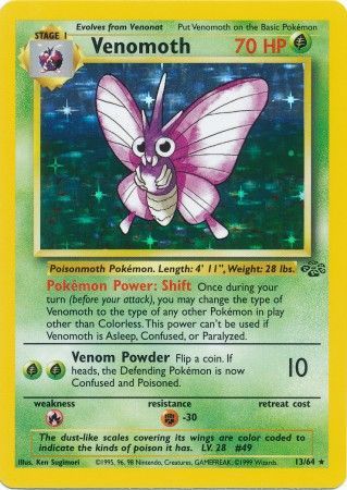 Venomoth (13/64) [Jungle Unlimited] | Exor Games Summserside