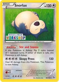 Snorlax (80/106) (Build-a-Bear Workshop Exclusive) [XY: Flashfire] | Exor Games Summserside