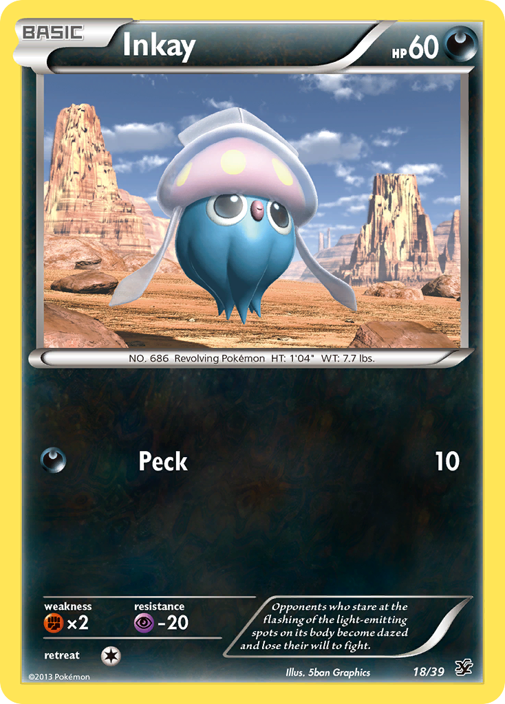 Inkay (18/39) [XY: Kalos Starter Set] | Exor Games Summserside