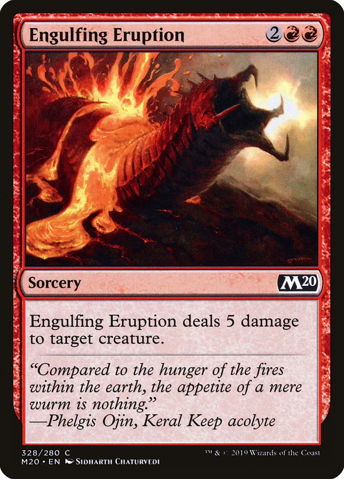 Engulfing Eruption [Core Set 2020] | Exor Games Summserside