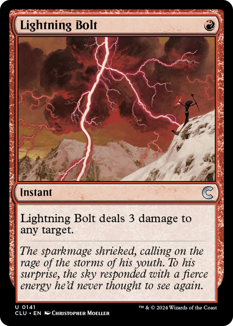 Lightning Bolt [Ravnica: Clue Edition] | Exor Games Summserside