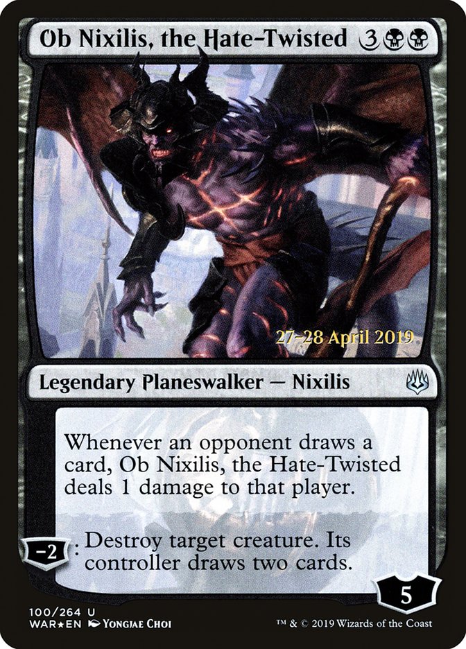 Ob Nixilis, the Hate-Twisted  [War of the Spark Prerelease Promos] | Exor Games Summserside