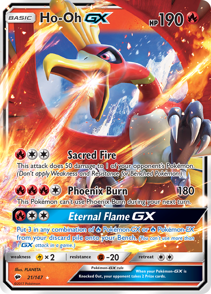 Ho-Oh GX (21/147) [Sun & Moon: Burning Shadows] | Exor Games Summserside