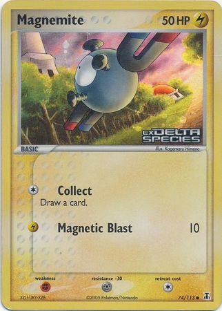 Magnemite (74/113) (Stamped) [EX: Delta Species] | Exor Games Summserside