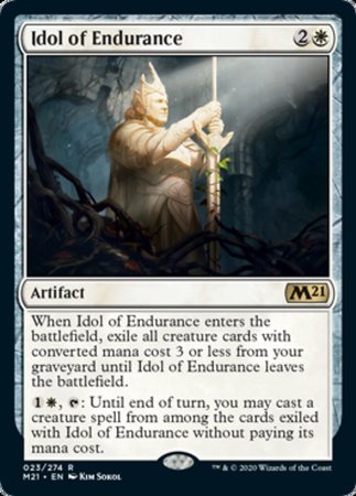 Idol of Endurance [Core Set 2021] | Exor Games Summserside