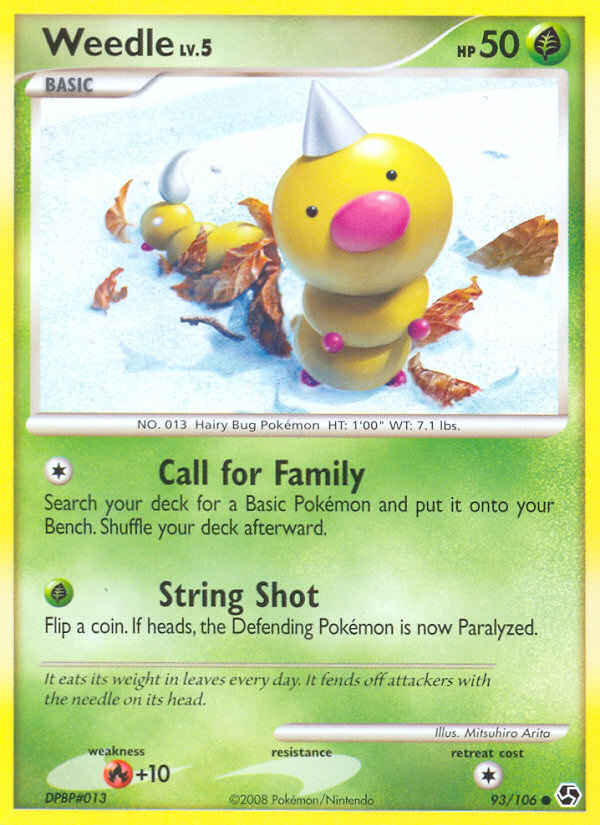 Weedle (93/106) [Diamond & Pearl: Great Encounters] | Exor Games Summserside