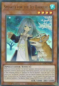 Speaker for the Ice Barriers [SDFC-EN003] Ultra Rare | Exor Games Summserside