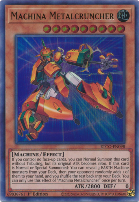 Machina Metalcruncher [ETCO-EN098] Ultra Rare | Exor Games Summserside