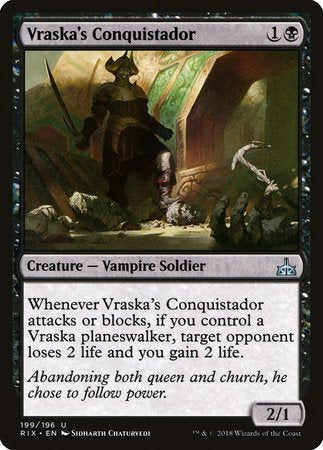 Vraska's Conquistador [Rivals of Ixalan] | Exor Games Summserside