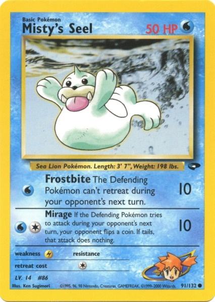 Misty's Seel (91/132) [Gym Challenge Unlimited] | Exor Games Summserside