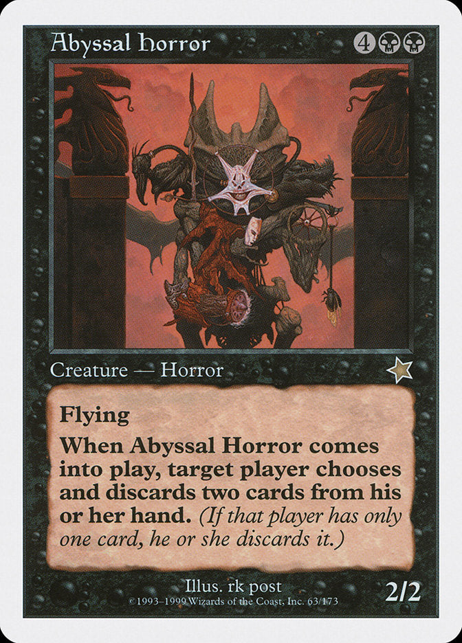 Abyssal Horror [Starter 1999] | Exor Games Summserside