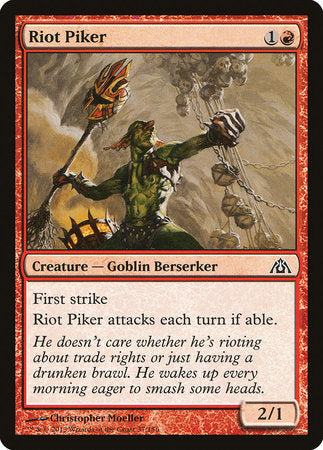 Riot Piker [Dragon's Maze] | Exor Games Summserside