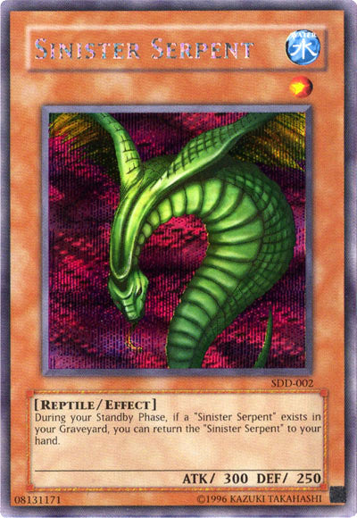 Sinister Serpent [SDD-002] Secret Rare | Exor Games Summserside