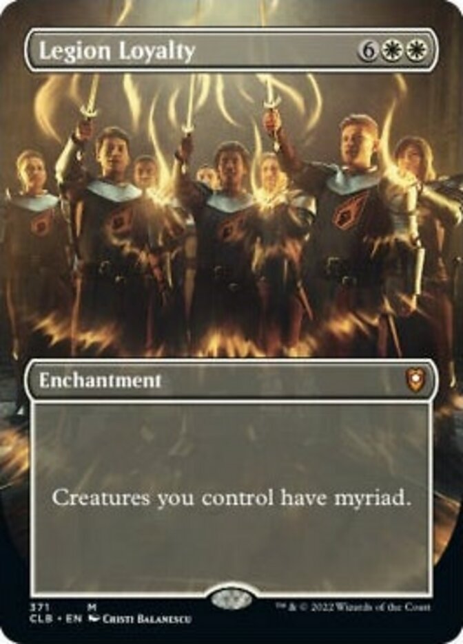 Legion Loyalty (Borderless Alternate Art) [Commander Legends: Battle for Baldur's Gate] | Exor Games Summserside