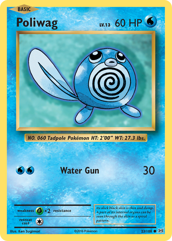 Poliwag (23/108) [XY: Evolutions] | Exor Games Summserside