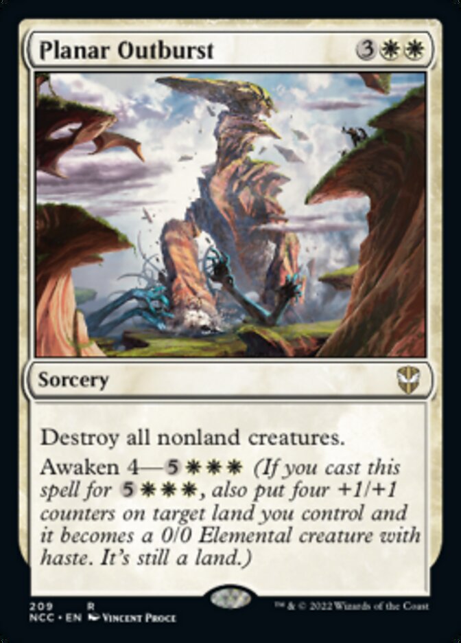 Planar Outburst [Streets of New Capenna Commander] | Exor Games Summserside