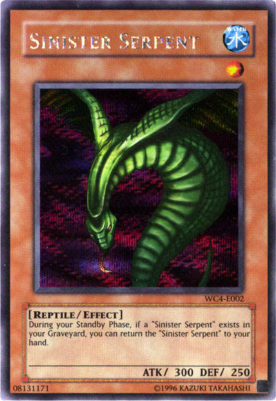 Sinister Serpent [WC4-E002] Prismatic Secret Rare | Exor Games Summserside