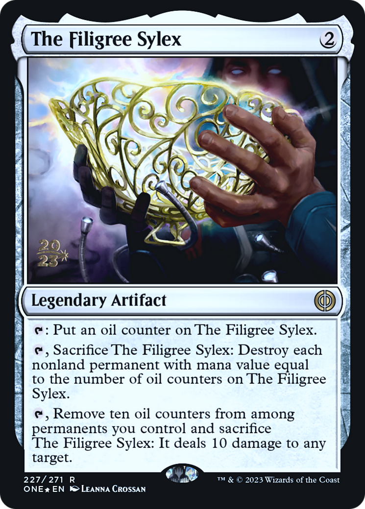 The Filigree Sylex [Phyrexia: All Will Be One Prerelease Promos] | Exor Games Summserside