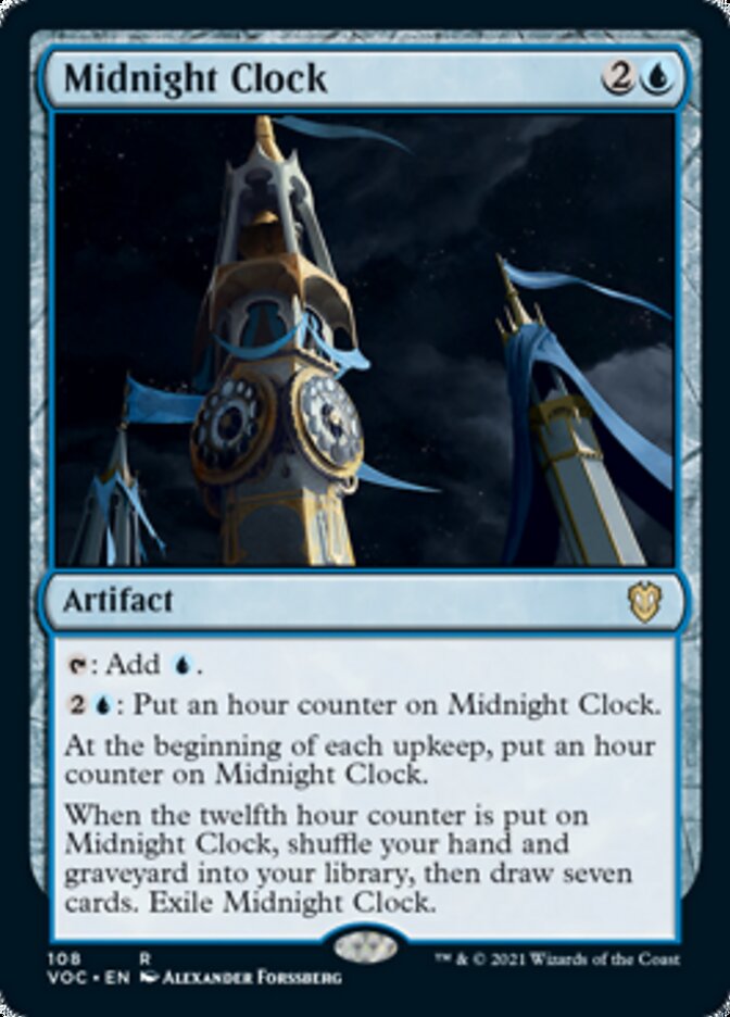Midnight Clock [Innistrad: Crimson Vow Commander] | Exor Games Summserside